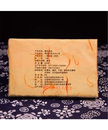 250g Fengqing Dianhong Th comprim Yunnan DianHong Brique de th noir - Buy Online on GoSupps.com