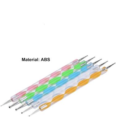 YOXIER Nail Art Brush Double-Head Nail Draw Line Pen Portable DIY Multi - Buy Online on GoSupps.com