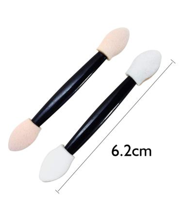 100 Disposable Eyeshadow Brushes - Double-Sided Applicators for Eye Makeup | Latex Cotton Sponge Tools for Women & Girls - Buy Online on GoSupps.com