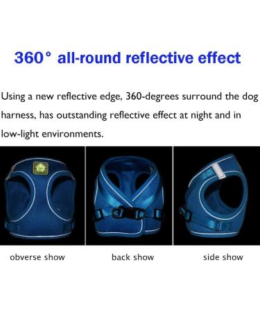 Femax Adjustable Dog Harness & Leash for Small/Medium Dogs & Cats - Soft Mesh No Pull Reflective Breathable Vest for Puppies - Fits Chihuahua & Cats (Breast 35-40cm) - Pink - Buy Online on GoSupps.com