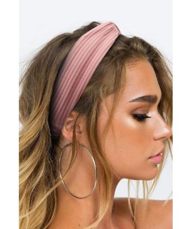 Huachi Boho Headbands for Women - Non-Slip Twist Hair Bands - Fashion Summer Hair Accessories - 8Pcs Solid Color Set - Buy Online on GoSupps.com