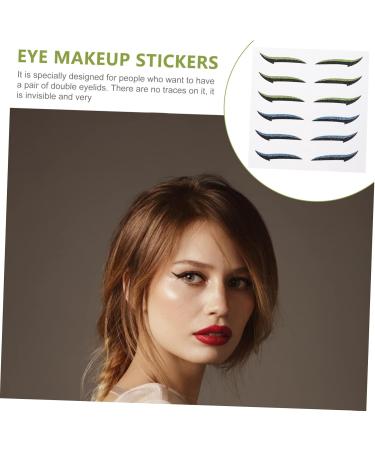 Angoily 36 Pairs Glitter Eyeliner Adhesive Eyeliner Stickers Green Tape Double Eyelid Strips Flash Tool Miss - Buy Online on GoSupps.com