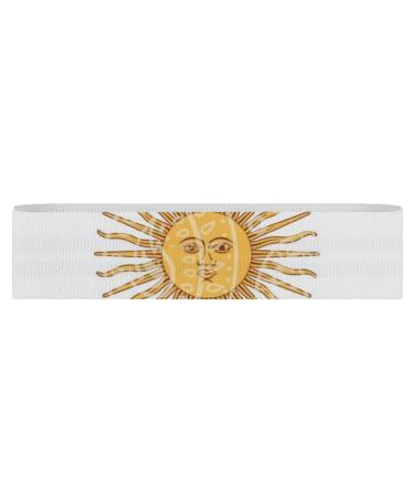 Paisley Argentina Flag Yoga Workout Bands Comfort Legs Booty Resistance Straps Physical Therapy Aids