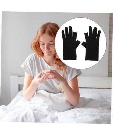 POPETPOP 1 Pair Ladies Sun Protection Gloves Anti Gloves Salon Manicure Glove Light Gloves for Nail Gloves Womens glives Manicure Mitts wear Miss Cosmetic Cloth Ultra Violet Light 21x7.5x0.8cm - Buy Online on GoSupps.com