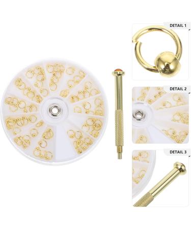 Beatifufu 1 Set Nail Charm Accessories Rhinestone Embellishments Jump Rings Nail Pendants Open Jump Rings Nail Tech Accessories Nail Art Pendant Girls Rings Nail Supplies 3d Alloy - Buy Online on GoSupps.com