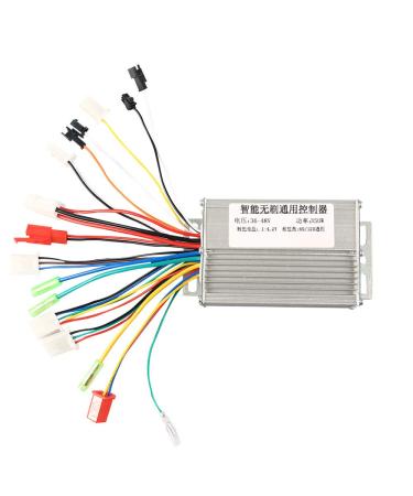 Opaltool Brushless Controller, 36V/48V Aluminium Alloy E-Bike Brushless Motor Controller for Electric Bicycle Scooter 350W