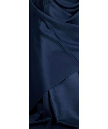 GFM Smooth Shiny Surface Pashmina Style Scarf - L9 Very Dark Navy Blue - Buy Online on GoSupps.com