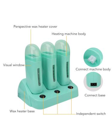 Professional Wax Hair Removal Kit - Portable Wax Heater & Roll-On Guardian | Home & Spa Use - Buy Online on GoSupps.com