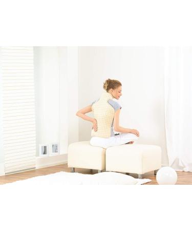 Beurer HK 58 Cosy Back/Neck Heating Pad - Fleece Fibre 6 Temp Settings Quick Heating - Beige | International Shipping Available - Buy Online on GoSupps.com