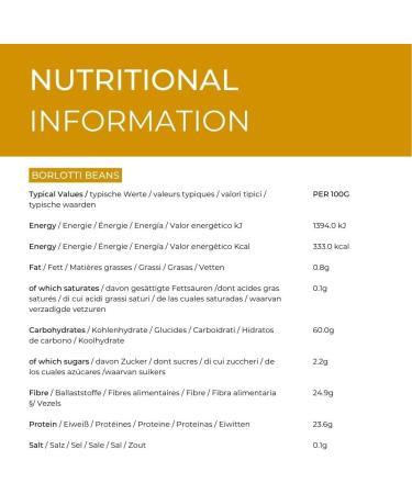 Hides Fine Foods - Borlotti Beans 1kg - GMO Free - Suitable for Vegetarians - Cooking - Soups - Cassoulet - Stews - Salads - Supports Digestive Health - Buy Online on GoSupps.com