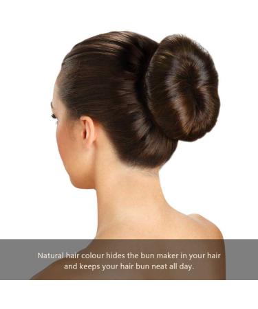 Magic Hair Bun Maker Fast & Easy Donut Bun Maker DIY French Twist Bun Shaper for Girls Women (Blonde Light Brown Brown) - Buy Online on GoSupps.com
