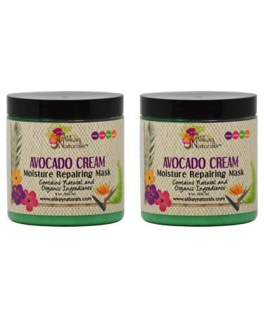 Alikay Naturals Avocado Cream Moisture Repairing Mask 8oz"Pack of 2"
