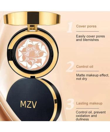 Alkyne MZV Waterproof Air Cushion BB Cream with Tricolor Latte Concealer - Long-lasting Moisturizing Foundation (23# Natural Color) - Buy Online on GoSupps.com