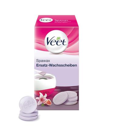 Veet Spawax Warm Wax Discs - Long-Lasting Hair Removal - Pack of 4 (24 Discs) - International Shipping Available - Buy Online on GoSupps.com