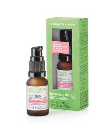 Spilanthox therapy - High-Potency Facelift Booster - Facial Serum for Wrinkle Reduction - Anti-Aging Facial Care - Spilanthol Hyaluronic Acid & Vitamin C - Vegan Natural Cosmetics - 15ml