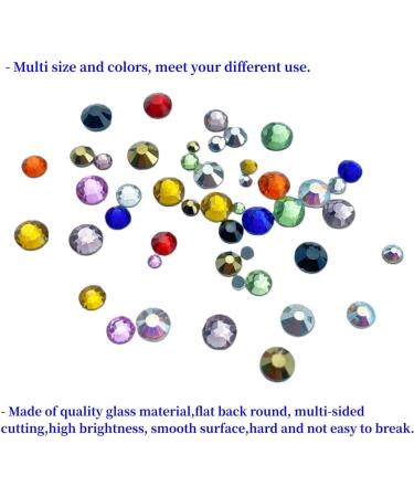 Red Hotfix Rhinestones 5000pcs SS10 2.8mm Round Crystal Glass for Crafts and Decoration - Buy Online on GoSupps.com