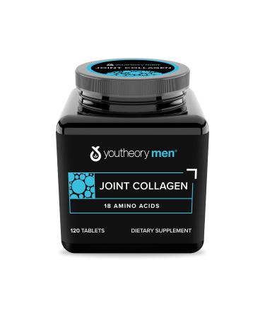 Youtheory Men's Joint Collagen Advanced - Type 2 - 120 Tablets - Buy Online on GoSupps.com
