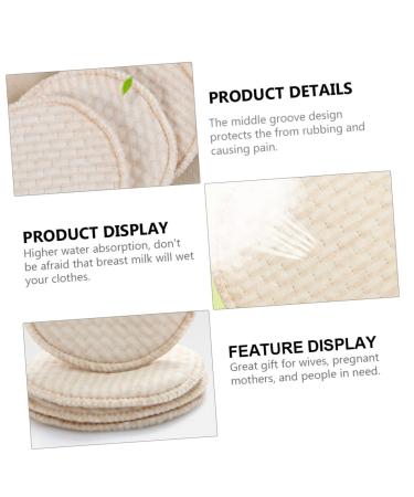 Shop Toyvian 24 Pcs Organic Nursing Pads - Reusable Breast Cushions for Maternity & Postpartum Care - Buy Online on GoSupps.com