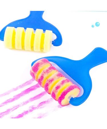 STOBOK Drawing Sponge Roller Brush Set for Kids - 8 Piece Graffiti DIY Tool Kit - Buy Online on GoSupps.com