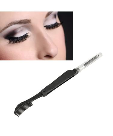 Eyebrow Eyelash Shaper Eyelash Comb Double Head Brush Makeup Grooming Tool Cosmetic with 2 Different Spoolie Brushes for Eliminating Mascara Clumps Grooming and Shaping Brow for Women Girls Cosmetic