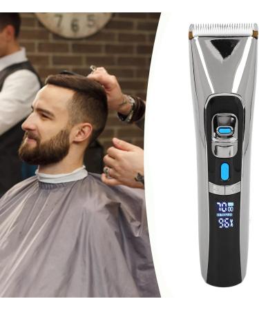 Qukaim Electric Hair Trimmer Electric Hair Trimmer USB Rechargeable Mens Hair Clippers Low Noise High Accuracy Facial Hairstyles Black - Buy Online on GoSupps.com