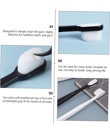 Healvian 6 Pcs Soft Toothbrush Set for Adults & Pregnant Women | Eco-Friendly PP Design - International Shipping Available - Buy Online on GoSupps.com