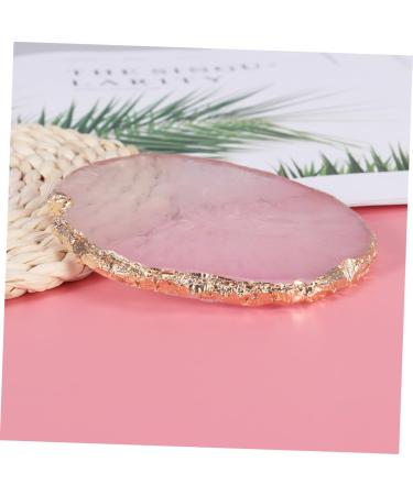 Gogogmee Nail Gel Nail Rest Stand Resin Nail Round Cosmetic Painting Palette Makeup Palette Make up Nail Set Pink Medium - Buy Online on GoSupps.com