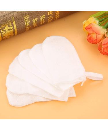 6Pcs Cotton Gauze Finger Brush Set for Baby & Children - Oval Leaf Tongue & Tooth Cleaning Tool | International Shipping Available - Buy Online on GoSupps.com