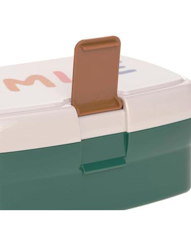 Shop Little Gang Milky Ocean Green Casual Bread Box & Drinking Bottle Set - Perfect Lunch Set (460ml) | International Shipping Available - Buy Online on GoSupps.com