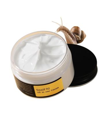 Snail Mucin 92% Repair Cream Daily Face Gel Moisturizer for Dry Skin Acne-prone Sensitive Skin Not Tested on Animals No Parabens - 100g/3.52 Fl Oz