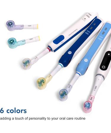 Nincha Toothbrush Head Cover for Oral-B | Pack of 6 - Colorful Durable & International Shipping Available - Buy Online on GoSupps.com