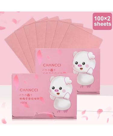 Rapidbok Blotting Paper for Oily Skin - 200 Leaves Oil Control Sheets | Pink Gesich Oil Absorbing Towels - Buy Online on GoSupps.com