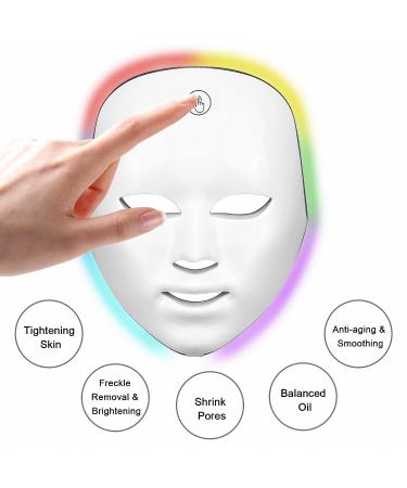 AIMENGXI Diamond Microdermabrasion Blackhead Remover Vacuum with LED Face Mask - 7 Colors LED Facial Skin Care Mask - Buy Online on GoSupps.com