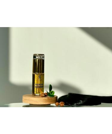 Buy FBS Argan Oil - Organic Cold Pressed Hair Treatment 100% Moisturizer for Dry Hair Frizz-Free & Fast Absorbing (40mL) | Fransheska's Beauty Services - Buy Online on GoSupps.com