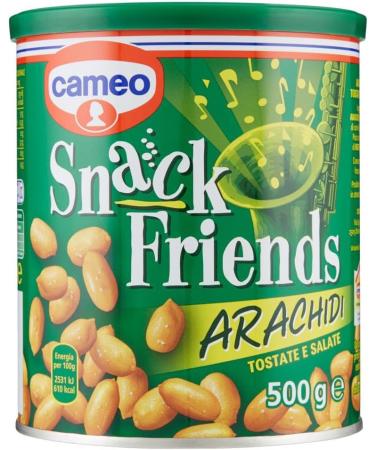 Cameo Snack Friends Peanuts Lot of 3 boxes of roasted and salted peanuts 500 g + Pomodoro pulp 400 g - Buy Online on GoSupps.com