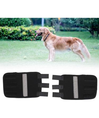Pet Knee Brace 1 Pair Dog Front Leg Braces Carpal Support with Safety Reflective Straps for Dogs with Arthritis and Injuries(M) - Buy Online on GoSupps.com