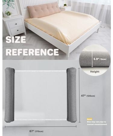 Inflatable Toddler Bed Rail for Travel 67" x 47" - MBQMBSS Bed Rail Bumpers for Toddlers - Portable Travel Bed Rail Bumper (170 cm) 170CM - Buy Online on GoSupps.com