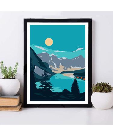 Paint by Numbers Kit for Adults and Kids - Landscape Painting on Canvas - DIY Colorful Oil Painting - Home Wall Decor - 6 Pack (8x12 in) - Buy Online on GoSupps.com
