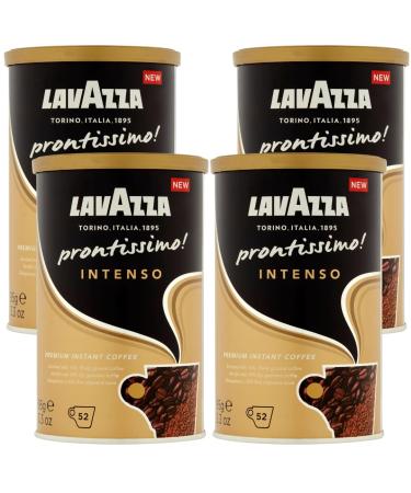 Intenso Coffee Bundle with Lavazza Prontissimo Intenso Premium Coffee Medium Roast 95g (4 Pack)