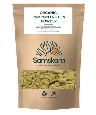 Samskara Samskara Organic Vegan Pumpkin Seed Protein | 500g | Gluten Free Vegetable Protein | Toast & Powdered | Natural Pumpkin Pipes for Keto Protein Smoothies