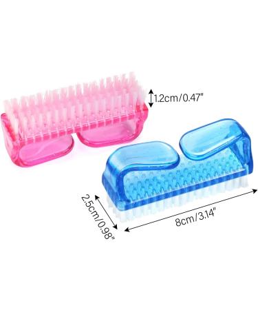 G2PLUS Handle Nail Brushes - Set of 4 Plastic Fingernail Cleaning Brushes - Buy Online on GoSupps.com