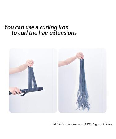 22 PC Colored Hair Extensions - 11 Vibrant Colors & Accessories | Smooth 22-Inch Fashionable Hair - Buy Online on GoSupps.com