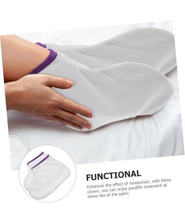 Housoutil 1 Pair Foot Care Socks Paraffin Foot Bags Paraffin Wax Heated Booties Paraffin Wax Cover Paraffin Bags Wax Bags Hand Feet Wax Cover Spa Cover Beauty Wax Polyester Simple - Buy Online on GoSupps.com