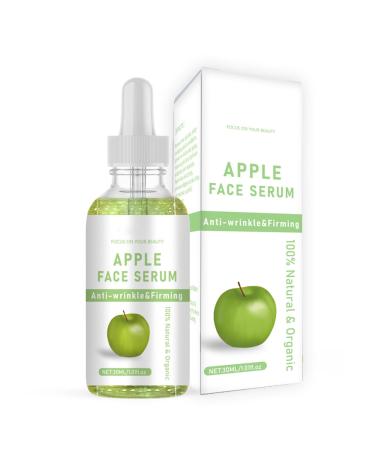 Face Serum for Women Fruit Facial Serum with 24K Gold Foil and Apple Cell Culture Extract Anti Aging Moisturizer Skin Tone Even Anti Wrinkle Essence for Reduces Dulls & Fine Lines 1.02Fl Oz