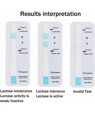 Weegeeks Lactose Intolerance Test Strips | At-Home Testing for Adults & Children | Food Sensitivity Test | Fast & Reliable Results - Buy Online on GoSupps.com