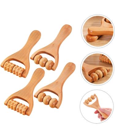 GLEAVI 12pcs Massage Hand Roller Set - Wooden Foot Sole & Neck Massager - International Shipping - Buy Online on GoSupps.com