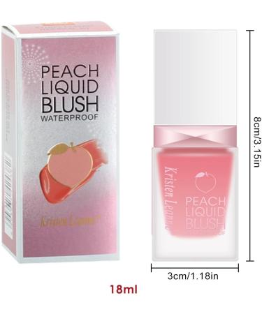 WOBBLO Liquid Cream Blush Cream Blush 18ml Long Lasting Makeup Natural Look Water Resistant Wet Finish Skin Blush for Healthy Blush 4# - Buy Online on GoSupps.com