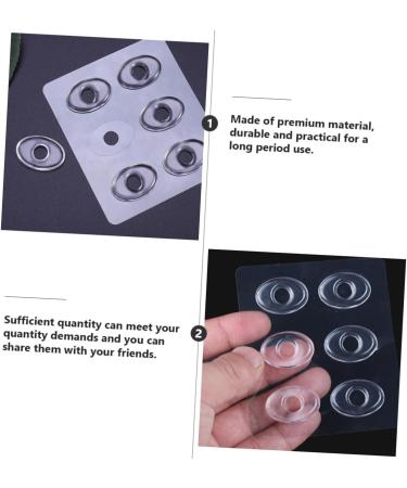 NOLITOY Heel Liners - 30 Sheets Clear Round Stickers for High Heels Wear-Resistant Cushions Portable Foot Inserts for Women - Buy Online on GoSupps.com