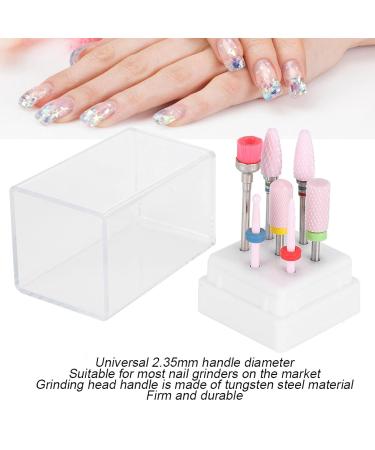 Professional Ceramic Nail Drill Grinding Head Suit for Hard Gel & Acrylic Nail Art 6 Pieces - Buy Online on GoSupps.com