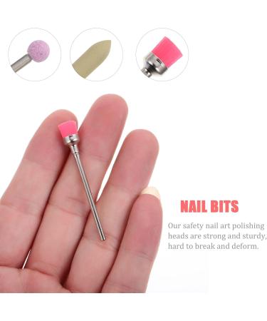 1 Set Nail Polisher Cuticle Nail Drill Professional Nail Drill Nail Drill Kit Nail Drill Bits Nail Salon Bits Pedicure Drill Bits Nails Kit Supplies Ceramic Tungsten Steel Portable - Buy Online on GoSupps.com